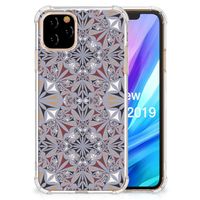 Apple iPhone 11 Pro Anti-Shock Hoesje Flower Tiles