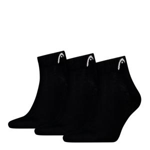 HEAD Quartersokken Training 3-pack Zwart-39/42