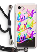 Loves: Pixel 3 Transparant Hoesje met koord