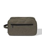 HEMA Toilettas 27x12x16cm donkergroen