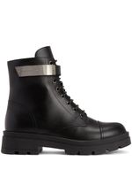 Giuseppe Zanotti bottines Ruger en cuir - Noir - thumbnail