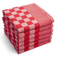 Byrklund Theedoek Clean & Tidy Rood (6 stuks) - thumbnail