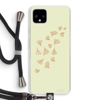 Falling Leaves: Pixel 4 XL Transparant Hoesje met koord