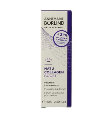 Natu collagen boost plum lip serum