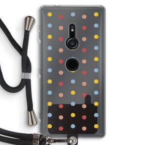 Bollen: Sony Xperia XZ2 Transparant Hoesje met koord