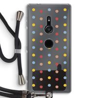 Bollen: Sony Xperia XZ2 Transparant Hoesje met koord Bollen: Sony Xperia XZ2 Transparant Hoesje met koord