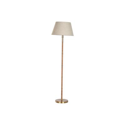 Vloerlamp Home ESPRIT Beige Gouden Natuurlijk 50 W 220 V 42 x 42 x 154 cm