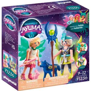Ayuma - Crystal en Moon Fairy met totemdieren Constructiespeelgoed