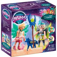 Ayuma - Crystal en Moon Fairy met totemdieren Constructiespeelgoed