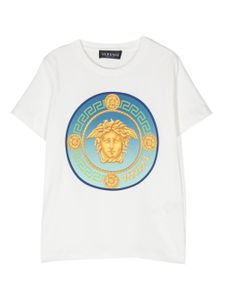 Versace Kids t-shirt Medusa à col rond - Bleu