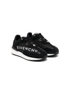 Givenchy Kids baskets Runner à logo imprimé - Noir