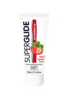 HOT Superglide edible lubricant waterbased - strawberry - 75 ml - thumbnail