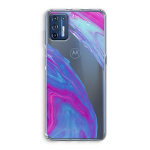 Zweverige regenboog: Motorola Moto G9 Plus Transparant Hoesje