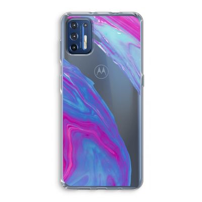 Zweverige regenboog: Motorola Moto G9 Plus Transparant Hoesje