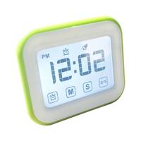 Keuken timer digitale wekker groot LCD-touchscreen worden geleverd met nachtlampje voor het koken bakken (groen)