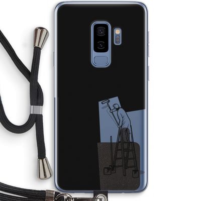 Musketon Painter: Samsung Galaxy S9 Plus Transparant Hoesje met koord
