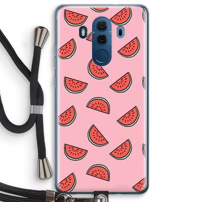 Watermeloen: Huawei Mate 10 Pro Transparant Hoesje met koord