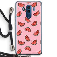 Watermeloen: Huawei Mate 10 Pro Transparant Hoesje met koord