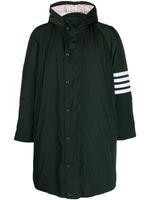 Thom Browne parka à manches raglan - Vert