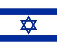 Vlag Israel sticker