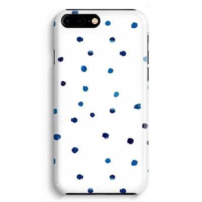 Blauwe stippen: iPhone 8 Plus Volledig Geprint Hoesje