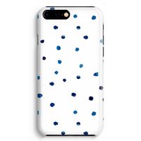Blauwe stippen: iPhone 8 Plus Volledig Geprint Hoesje