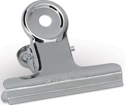 MAUL papierklem bulldogclip 50mm blister 10 verchroomd