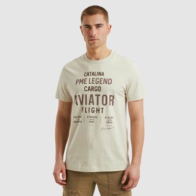 Pme Legend Short Sleeve R-neck O E Jersey 113110 7013 - Bone White