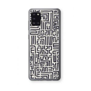 Moroccan Print: Samsung Galaxy A31 Transparant Hoesje