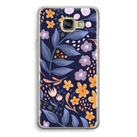 Flowers with blue leaves: Samsung Galaxy A5 (2016) Transparant Hoesje
