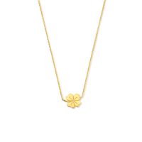 Ketting Klaver geelgoud 40 - 42 - 44 cm