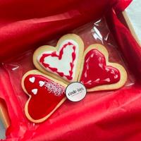 Valentijns koekjes 3 stuks