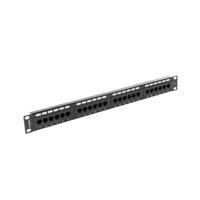 Patch Panel 24 UTP-Poorten Categorie 6 Lanberg PPU6-1024-B