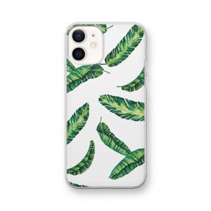 Lange bladeren: iPhone 12 Transparant Hoesje
