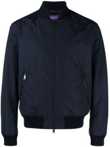 Ralph Lauren Purple Label veste bomber Drayton à manches longues - Bleu