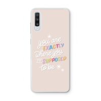 Right Place: Samsung Galaxy A70 Transparant Hoesje