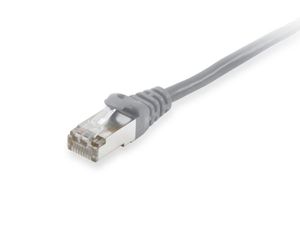 Equip 605502 RJ45 Netwerkkabel, patchkabel CAT 6 S/FTP 3.00 m Grijs Vergulde steekcontacten 1 stuk(s)