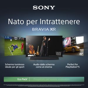 Sony XR-85X95L 2,16 m (85") 4K Ultra HD Smart TV Wifi Zwart, Zilver
