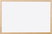 Q-CONNECT whiteboard, met houten frame, melamine, 120 x 90 cm