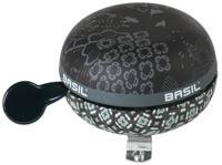 BASIL Fietsbel ding-dong bohème ø80mm - black