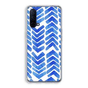 Blauwe pijlen: OnePlus Nord CE 5G Transparant Hoesje