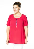 Yoek Tunic little bows | Roze | Maat 50/52