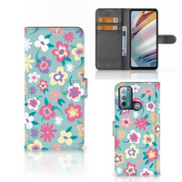 Motorola Moto G60 Hoesje Flower Power