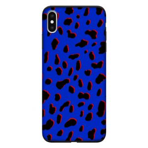 Blue Leopard: iPhone XS Max Tough Case