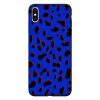 Blue Leopard: iPhone XS Max Tough Case
