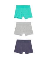 HEMA Kinderboxers effen - 3 stuks groen (groen)