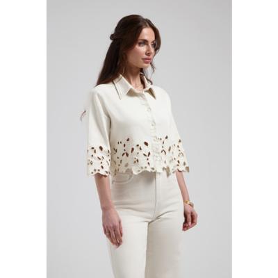 Florez - Wit | Dames | Jas | Wit | XXL | regular | Kamst mode Florez - Wit | Dames | Jas | Wit | XXL | regular | Kamst mode