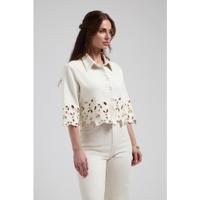 Florez - Wit | Dames | Jas | Wit | XXL | regular | Kamst mode