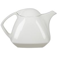 Porseleinen theepot wit 900 ml - thumbnail