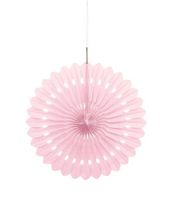 Deco Waaier Zachtroze (40cm)